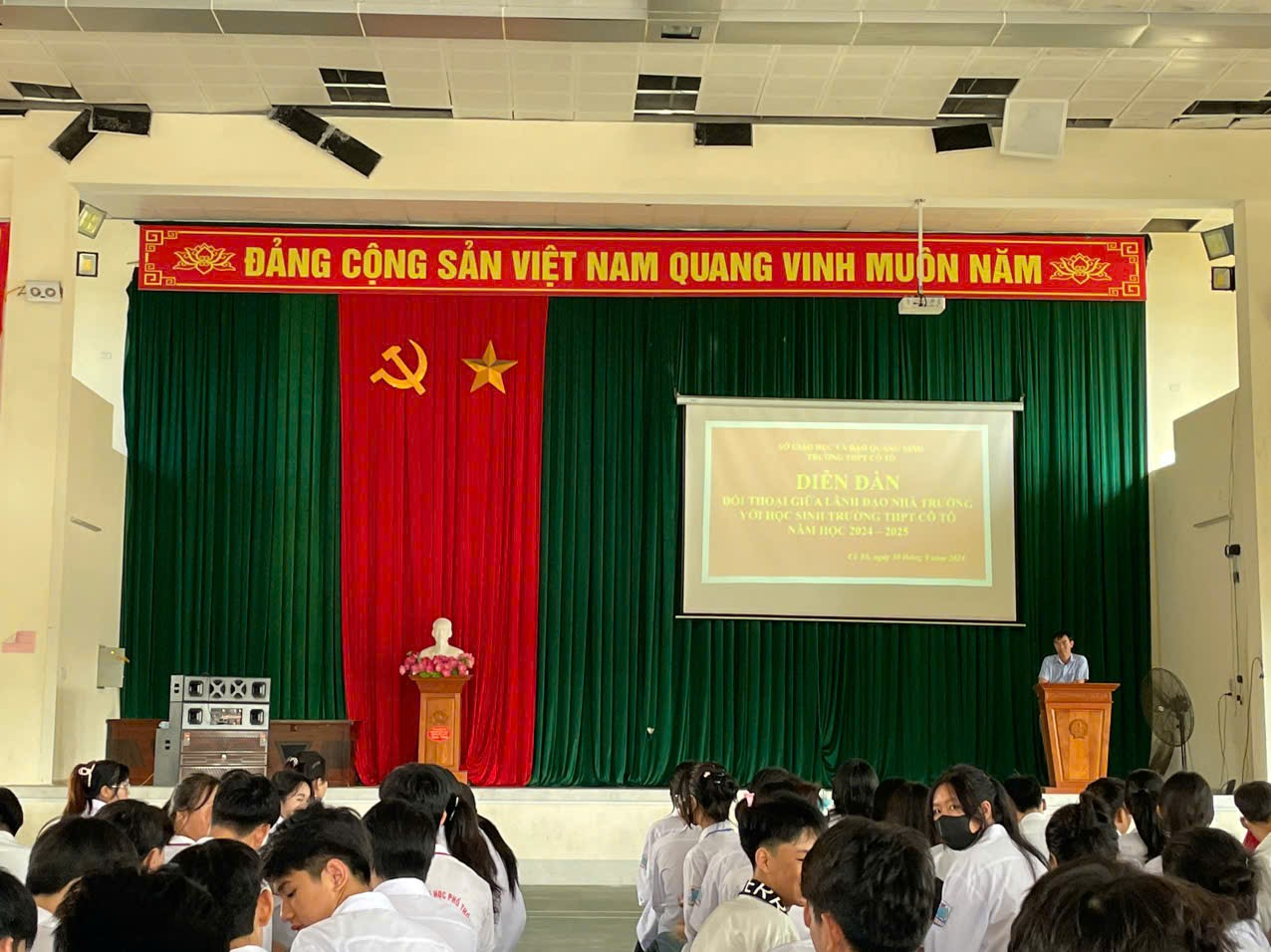 KẾT QUẢ HỘI NGHỊ ĐỐI THOẠI GIỮA LÃNH ĐẠO NHÀ TRƯỜNG VÀ HỌC SINH NĂM HỌC 2024 - 2025