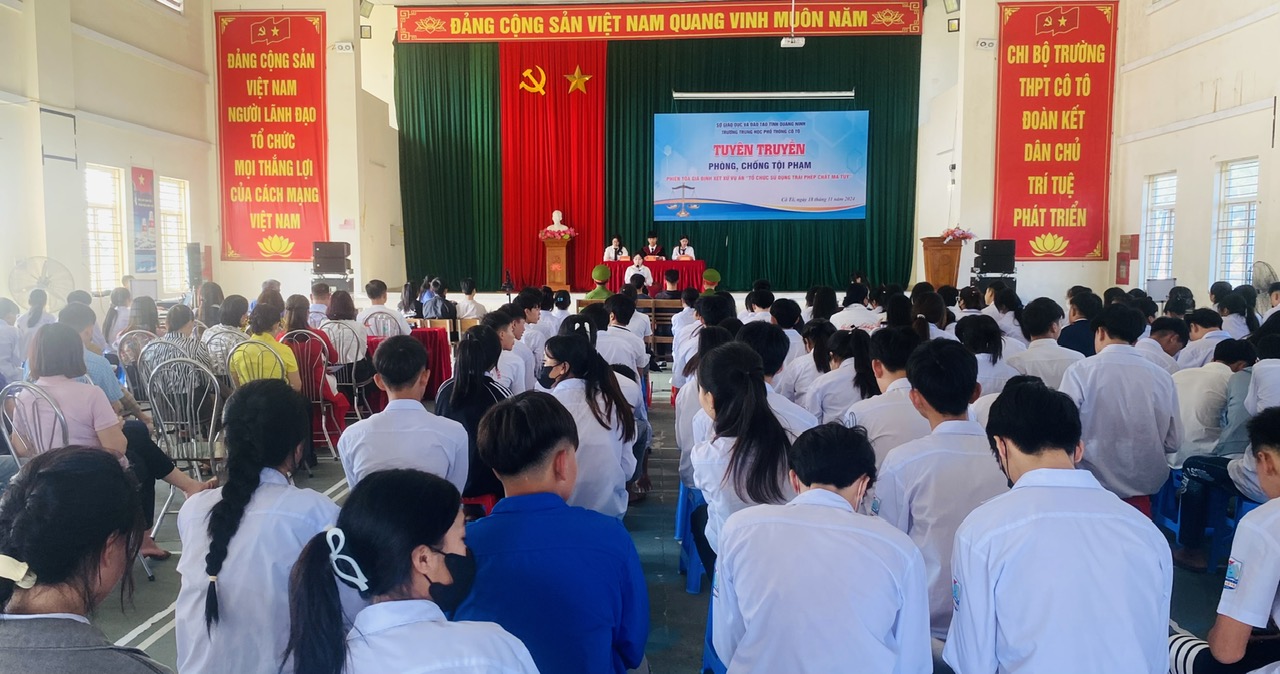 Ảnh toàn cảnh phiên tòa
