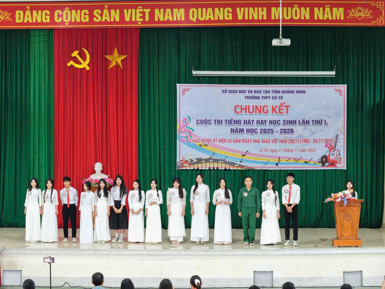 CHUNG KẾT CUỘC THI TIẾNG HÁT HAY HỌC SINH LẦN THỨ I, NĂM HỌC 2025 - 2026