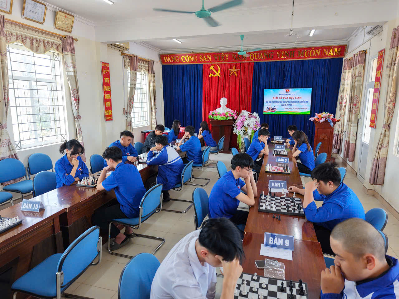 GIẢI CỜ VUA HỌC SINH TRƯỜNG THPT CÔ TÔ NĂM HỌC 2025 - 2026